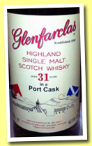 Glenfarclas 31 yo (42.8%, OB, Port cask, 2012)